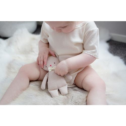 Alimrose - Linen Bear Rattle