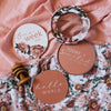Snuggle Hunny Kids - Milestone Cards - Florence & Pink Sand Reversible