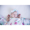 Snuggle Hunny Kids - Jersey Baby Wrap Swaddle & Topknot (Set) - Sweet Petal
