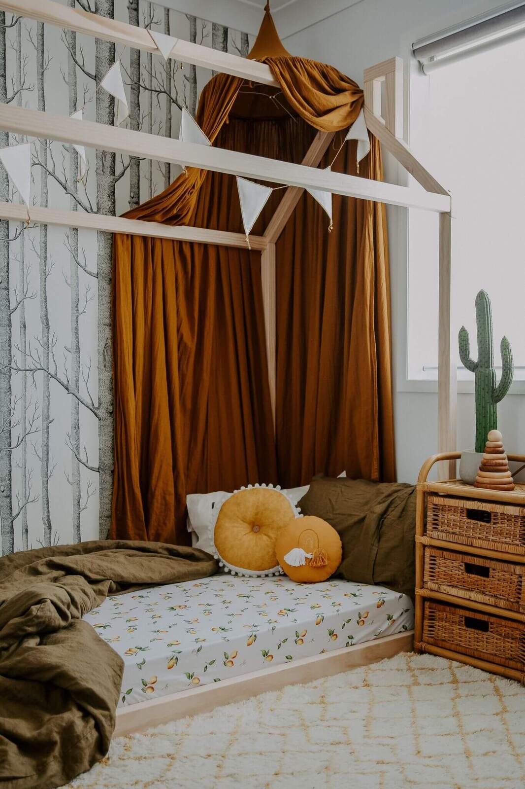 Snuggle Hunny Kids - Fitted Cot Sheet - Lemon