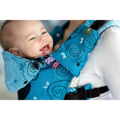 Lenny Lamb - Suck Pads and Reach Strap Set - Blue Princessa, , Carrier Accessories, Lenny Lamb, Carry Them Close - 2