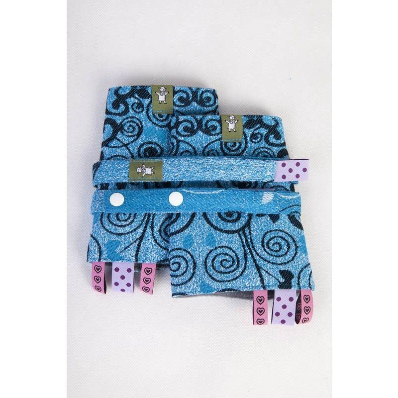 Lenny Lamb - Suck Pads and Reach Strap Set - Blue Princessa, , Carrier Accessories, Lenny Lamb, Carry Them Close - 1