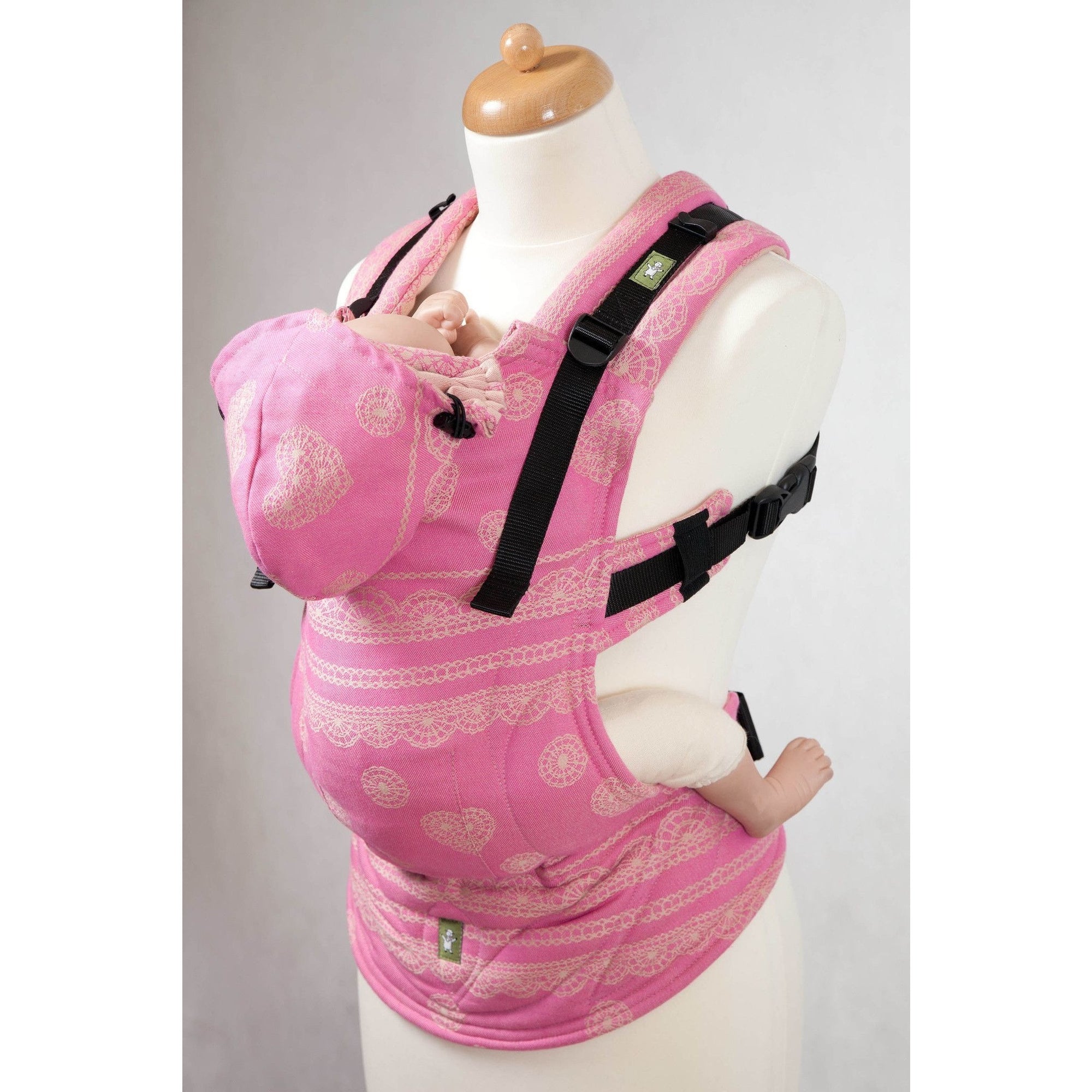 Lenny Lamb Ergonomic Carrier (BABY) - Candy Lace (Second Generation), , Baby Carrier, Lenny Lamb, Carry Them Close - 2