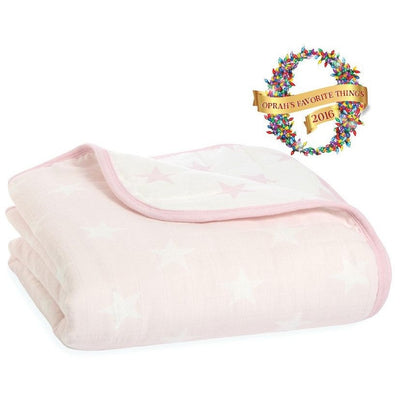 Aden and Anais - Dream Blanket Flannel Muslin - Grace - Baby Blankets - Aden and Anais - Afterpay - Zippay Carry Them Close