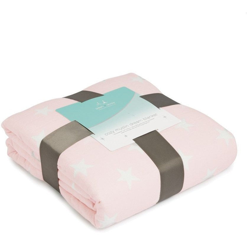 Aden and Anais - Dream Blanket Flannel Muslin - Grace - Baby Blankets - Aden and Anais - Afterpay - Zippay Carry Them Close