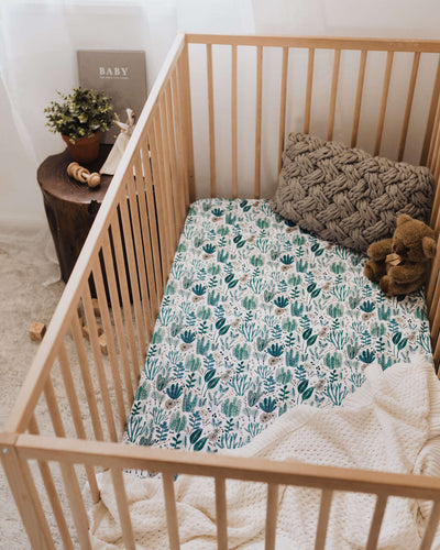 Snuggle Hunny Kids - Fitted Cot Sheet - Arizona