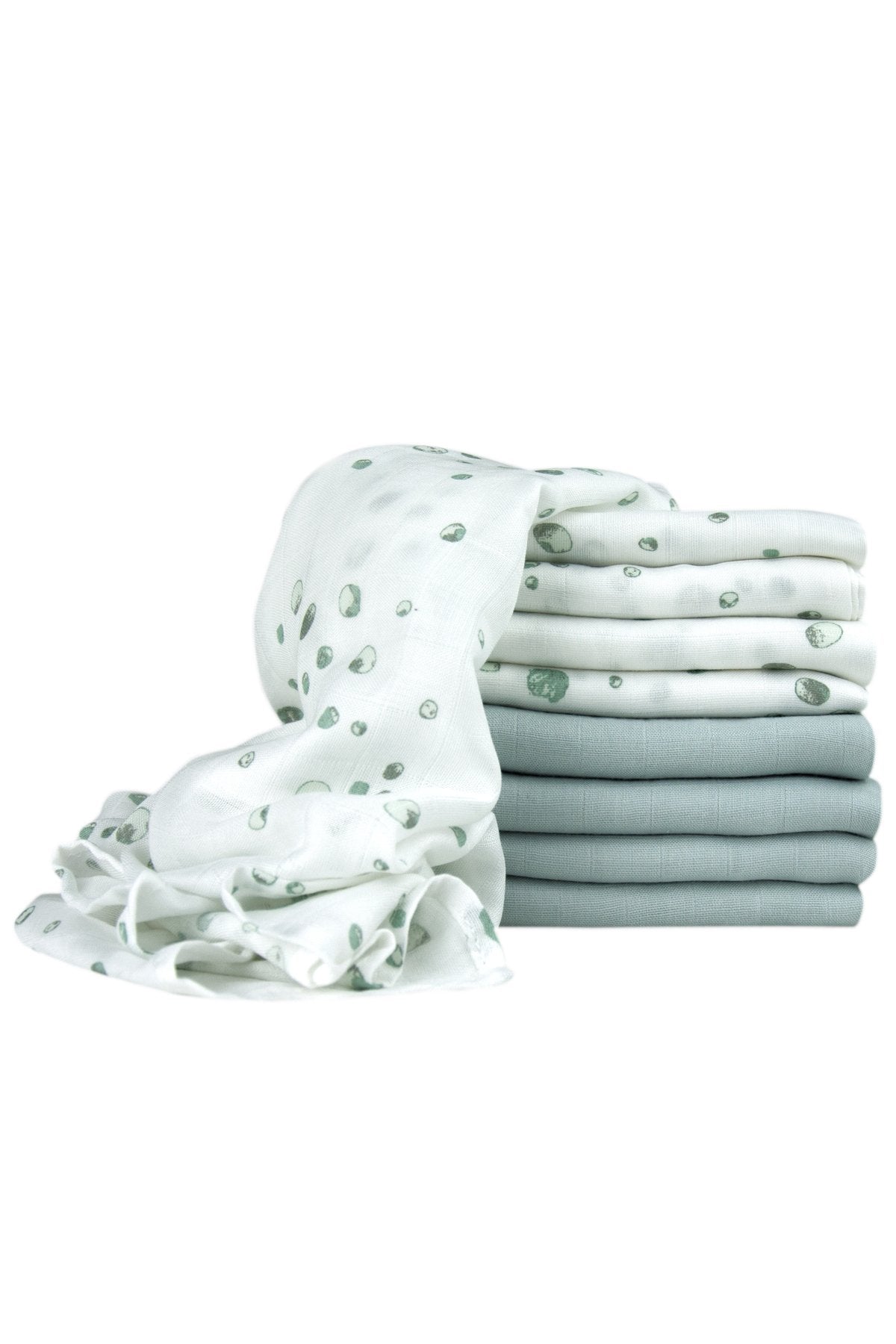 Little Bamboo - Mini Muslin (8pk) Whisper