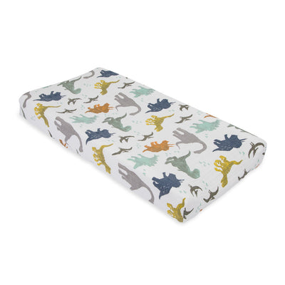 Little Unicorn - Changing Pad Cover - Dino Friends