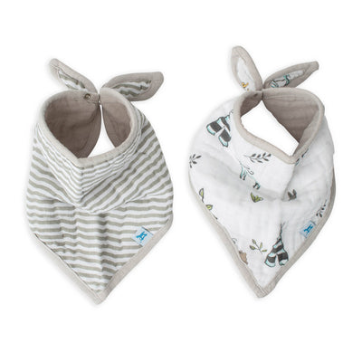 Little Unicorn - Bandana Bibs (2pk) - Forest Friends