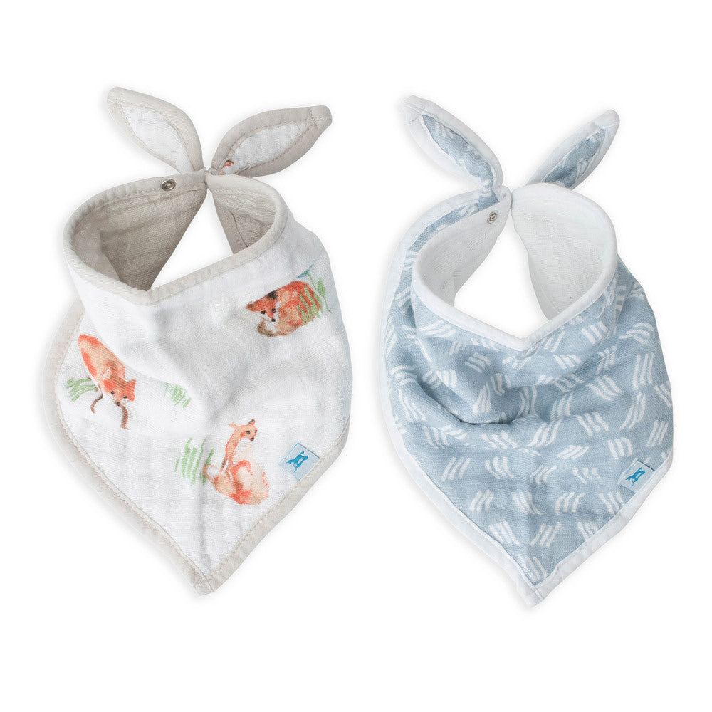 Little Unicorn - Bandana Bibs (2pk) - Fox