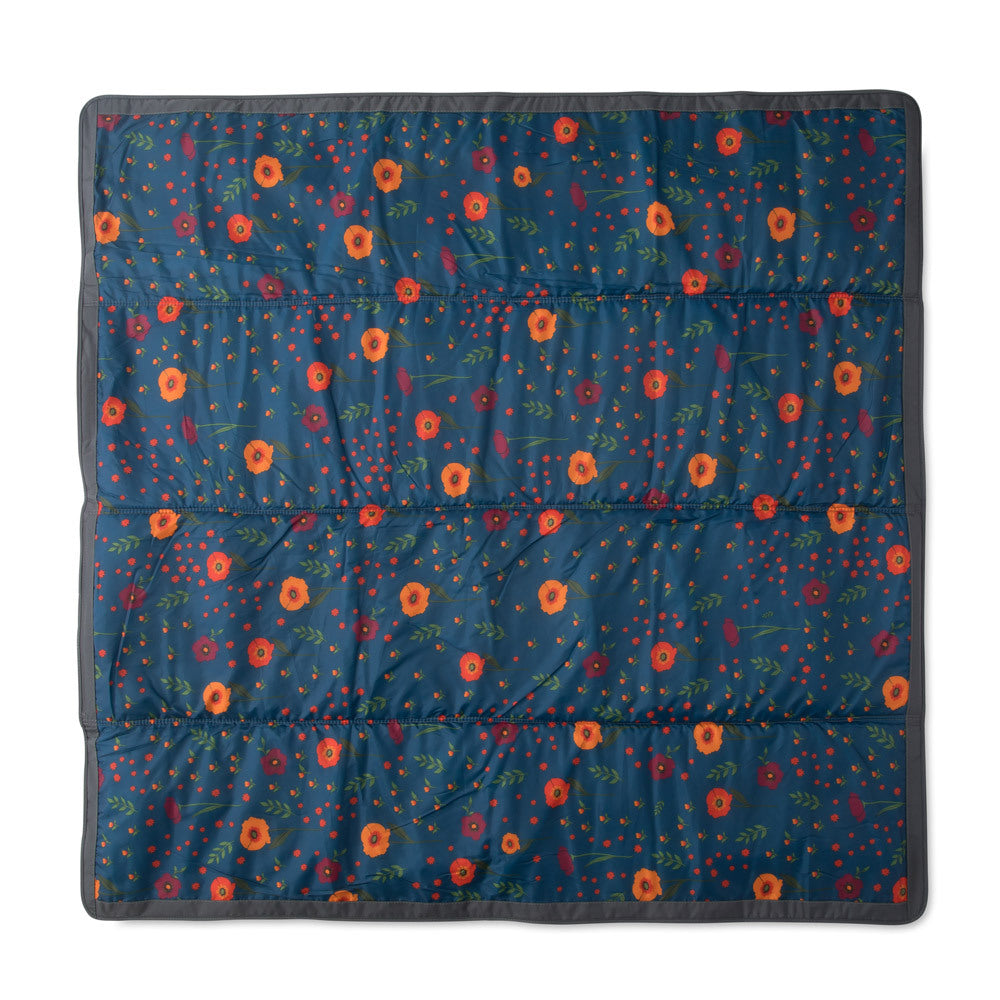 Little Unicorn - Outdoor Blanket - Midnight Poppy