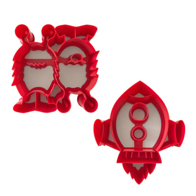 Lunch Punch Sandwich Cutters Pairs - Space