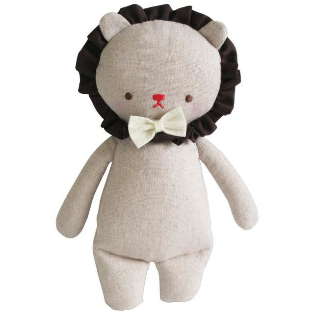 Alimrose - Linen Lion Rattle