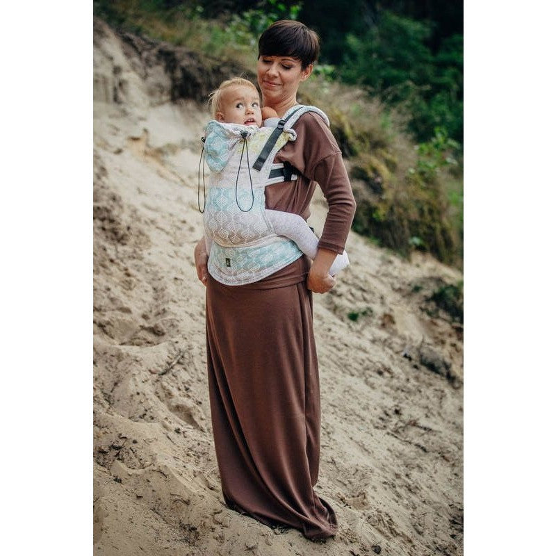 Lenny Lamb Ergonomic Carrier (BABY) - Daisy Petals (Silk, Wool, Cashmere, Cotton) (Second Generation), , Baby Carrier, Lenny Lamb, Carry Them Close - 5