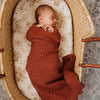 Snuggle Hunny Kids - Diamond Knit Blanket - Umber