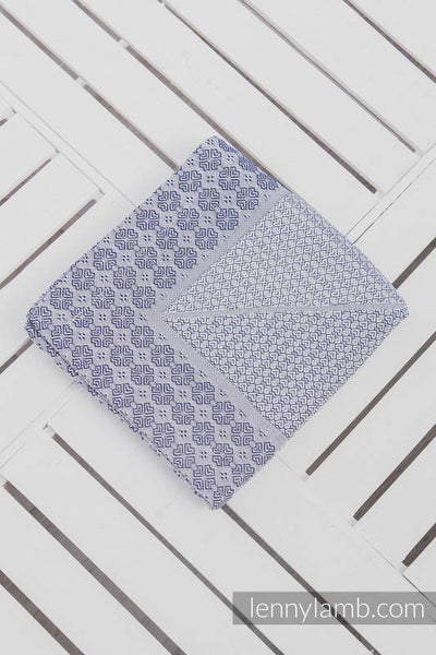 Lenny Lamb - Woven Cotton Blanket - Navy Blue