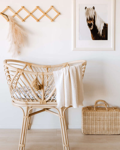 Snuggle Hunny Kids - Bassinet Fitted Sheet / Change Pad Cover - Eucalypt