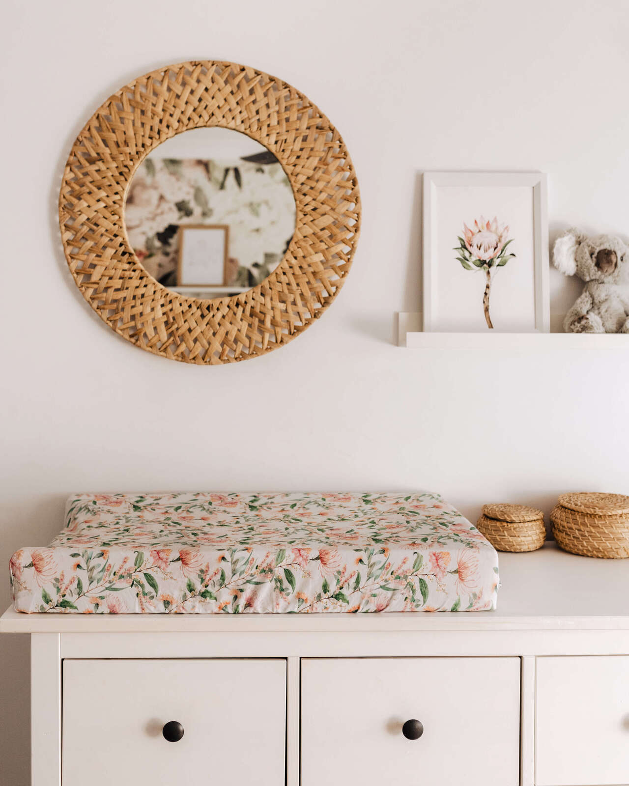 Snuggle Hunny Kids - Cotton Muslin Bassinet Sheet - Wattle