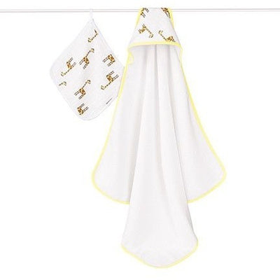 Aden and Anais - Towel and Wash Cloth Set - Jungle Jam - Bath - Aden and Anais - Afterpay - Zippay Carry Them Close