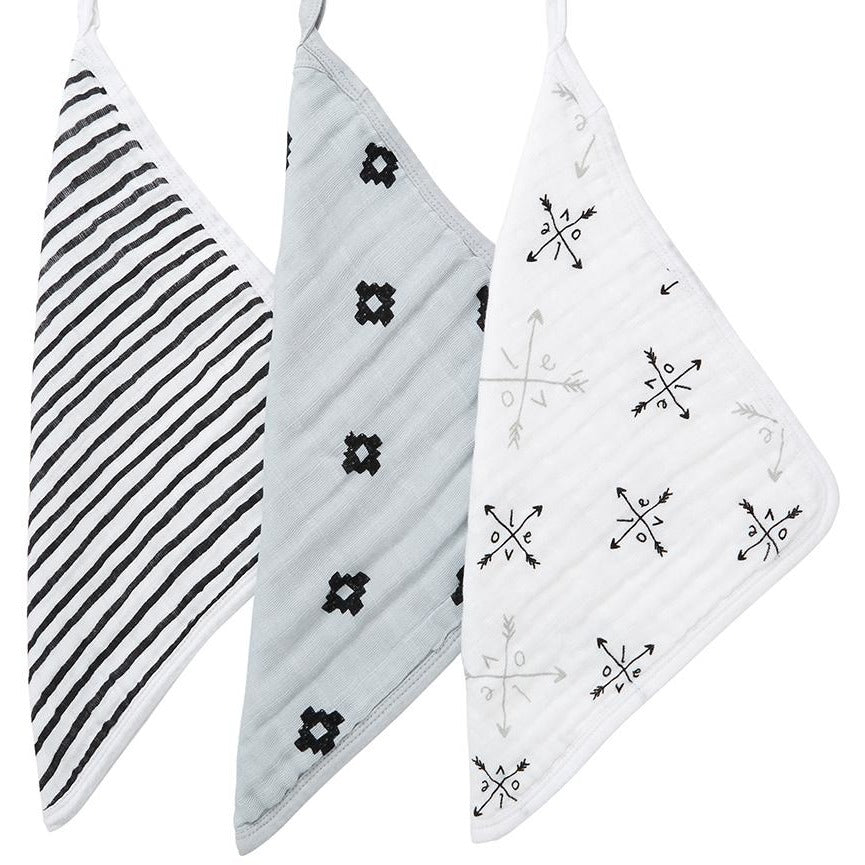 Aden and Anais - Wash Cloth Set - Lovestruck - Bath - Aden and Anais - Afterpay - Zippay Carry Them Close