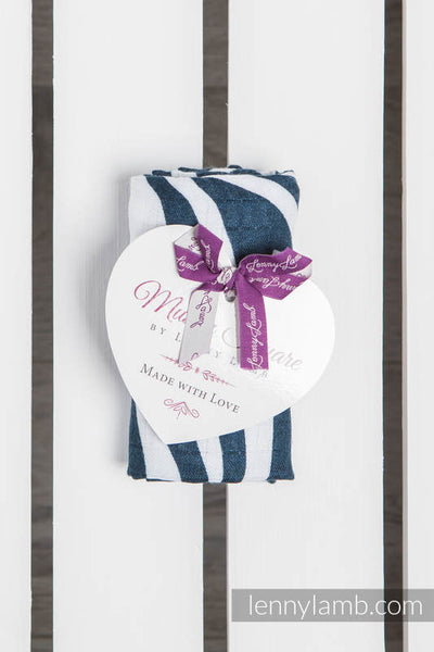 Lenny Lamb - Small Muslin Bamboo Square - Zebra