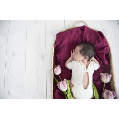 Snuggle Hunny Kids - Organic Muslin Wrap - Ruby