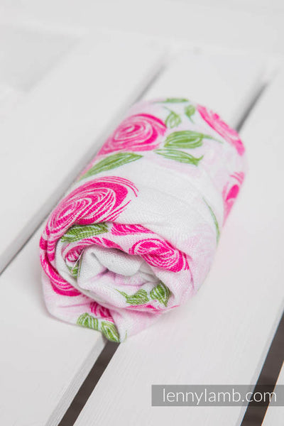 Lenny Lamb - Small Muslin Bamboo Square - Rose Blossom