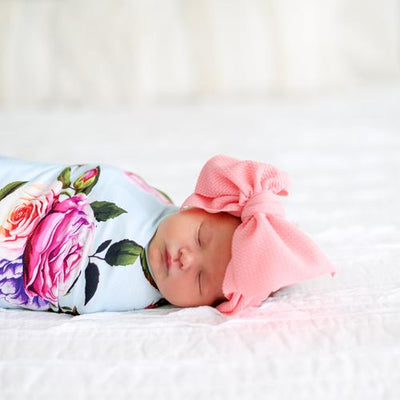 Posh Peanut - Bamboo Baby Swaddle Set - Country Rose