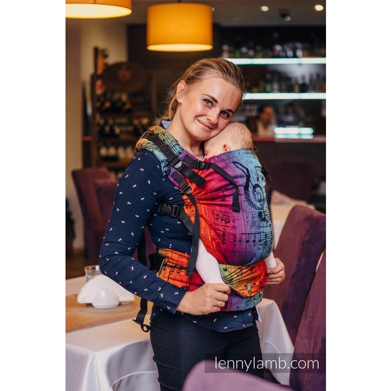 Lenny Lamb - LennyUp SYMPHONY RAINBOW DARK - Baby Carrier - Lenny Lamb - Afterpay - Zippay Carry Them Close