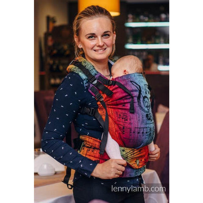 Lenny Lamb - LennyUp SYMPHONY RAINBOW DARK - Baby Carrier - Lenny Lamb - Afterpay - Zippay Carry Them Close