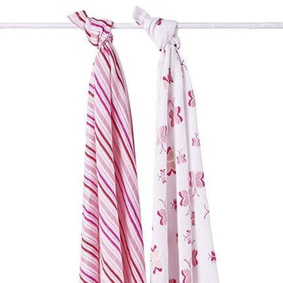 Aden and Anais - Swaddle - Princess Posie (2 set) - swaddle - Aden and Anais - Afterpay - Zippay Carry Them Close