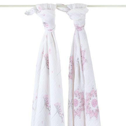 Aden and Anais - Swaddle - For the Birds (2 set) - swaddle - Aden and Anais - Afterpay - Zippay Carry Them Close