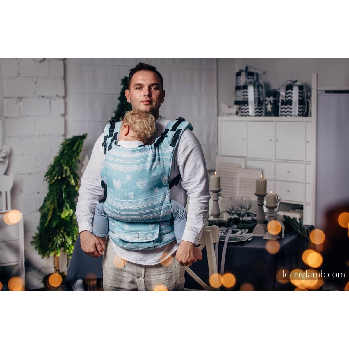 Lenny Lamb - LennyUp ARCTIC LACE (Silk) - Baby Carrier - Lenny Lamb - Afterpay - Zippay Carry Them Close