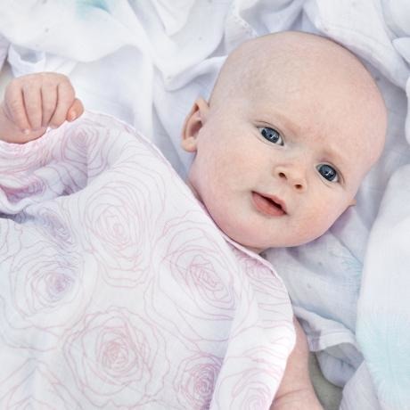 Weegoamigo Muslin Swaddle Wraps - Bloom Muslin (4pk) - Swaddle - Weegoamigo - Afterpay - Zippay Carry Them Close