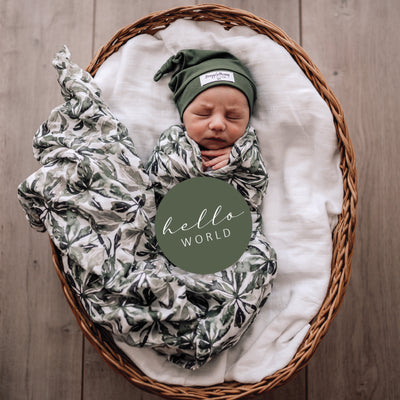 Snuggle Hunny Kids - Organic Muslin Wrap - Evergreen