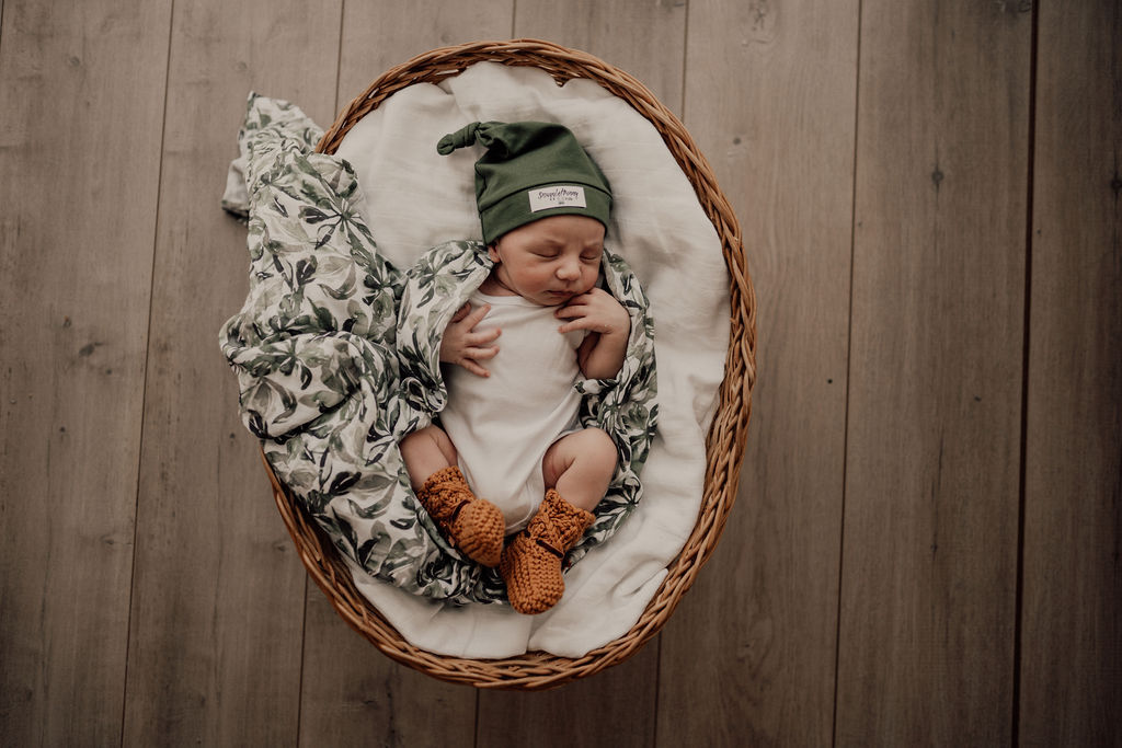 Snuggle Hunny Kids - Organic Muslin Wrap - Evergreen