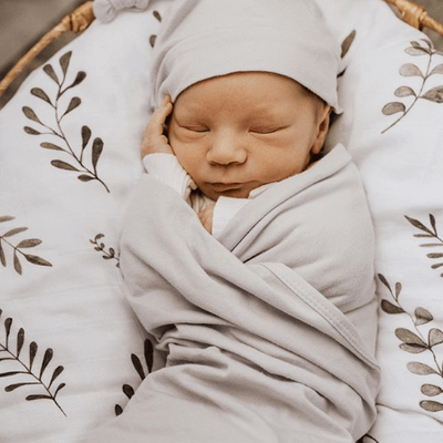 Snuggle Hunny Kids - Organic Muslin Wrap -Wild Fern Warm Grey - Carry Them Close