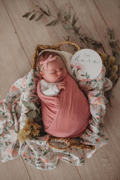 Snuggle Hunny Kids - Organic Muslin Wrap - Wattle