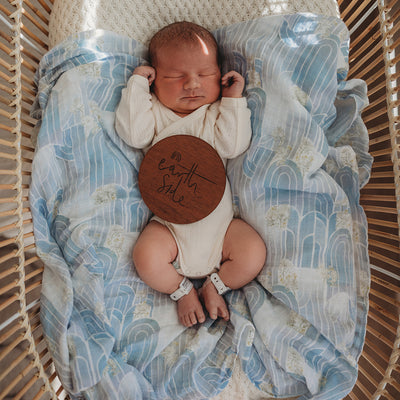 Snuggle Hunny Kids - Organic Muslin Wrap - Eventide Miss Kyree Loves