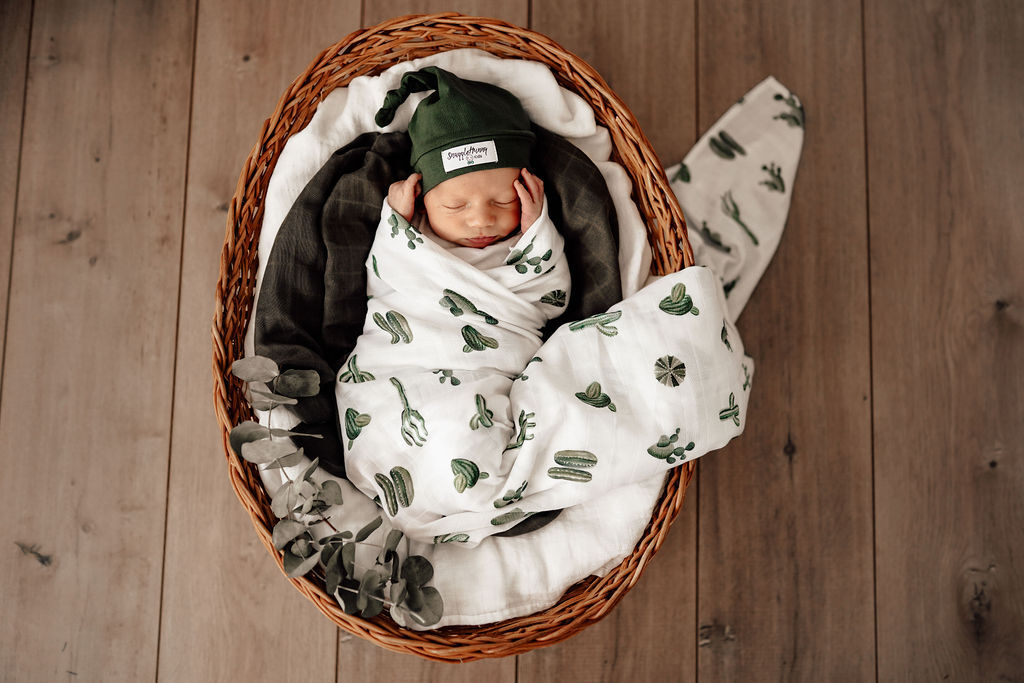 Snuggle Hunny Kids - Organic Muslin Wrap - Cactus