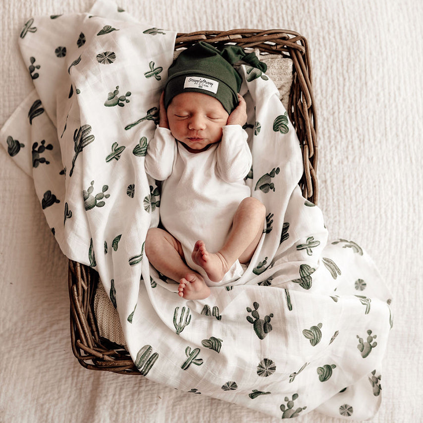 Snuggle Hunny Kids - Organic Muslin Wrap - Cactus