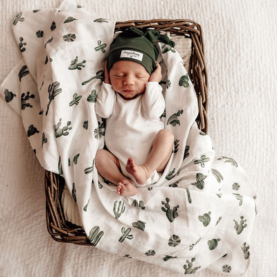 Snuggle Hunny Kids - Organic Muslin Wrap - Cactus