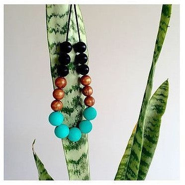 Brightly Silicone Necklace - Teething Necklace - Nature Bubz - Afterpay - Zippay Carry Them Close