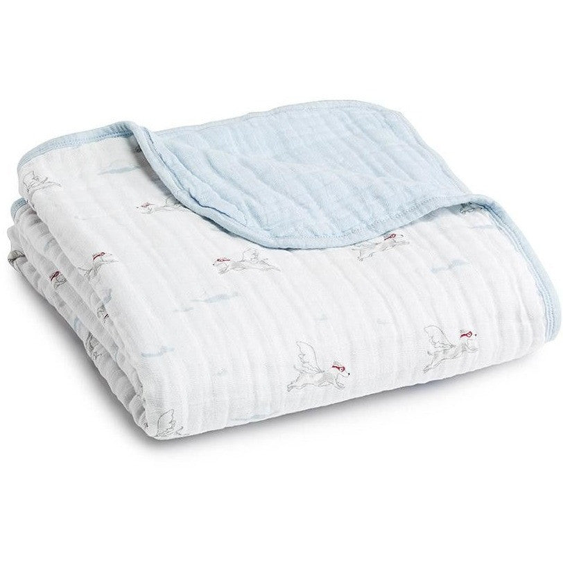 Aden and Anais - Dream Blanket Liam The Brave Flying Dog - Baby Blankets - Aden and Anais - Afterpay - Zippay Carry Them Close