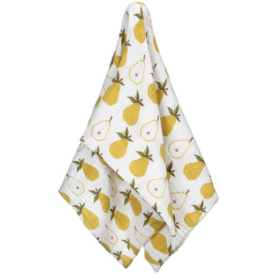 Milkbarn - Organic Muslin Baby Swaddle - Pear