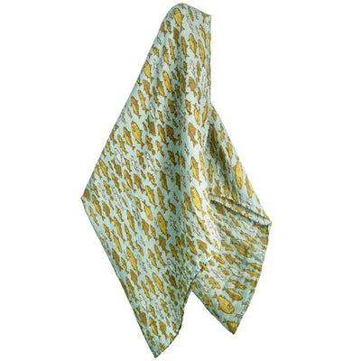 Milkbarn - Bamboo Baby Swaddle - Blue Fish