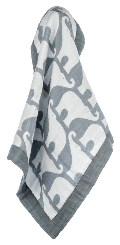 Milkbarn - Mini Lovely Comforter Bamboo - Blue Elephant