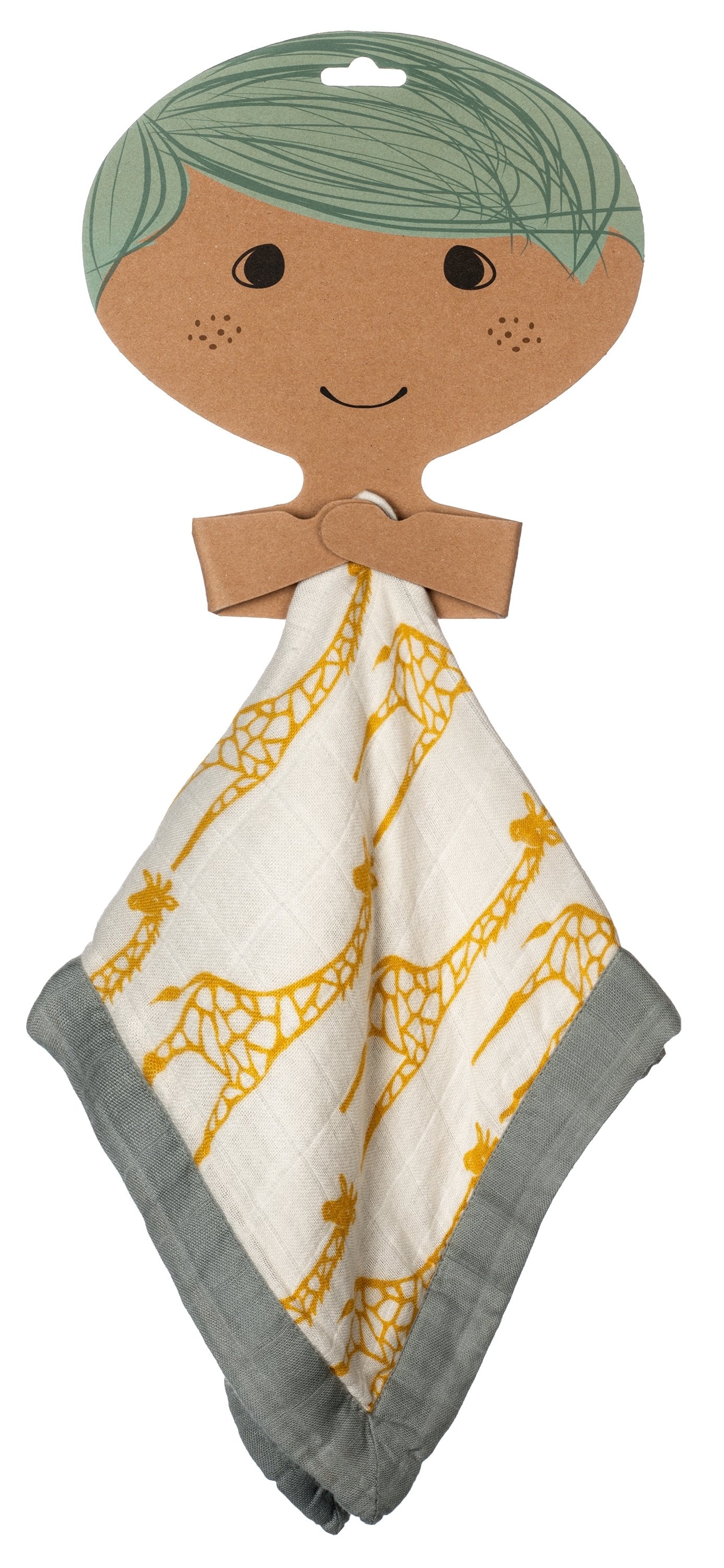 Milkbarn - Mini Lovely Comforter Bamboo - Yellow Giraffe