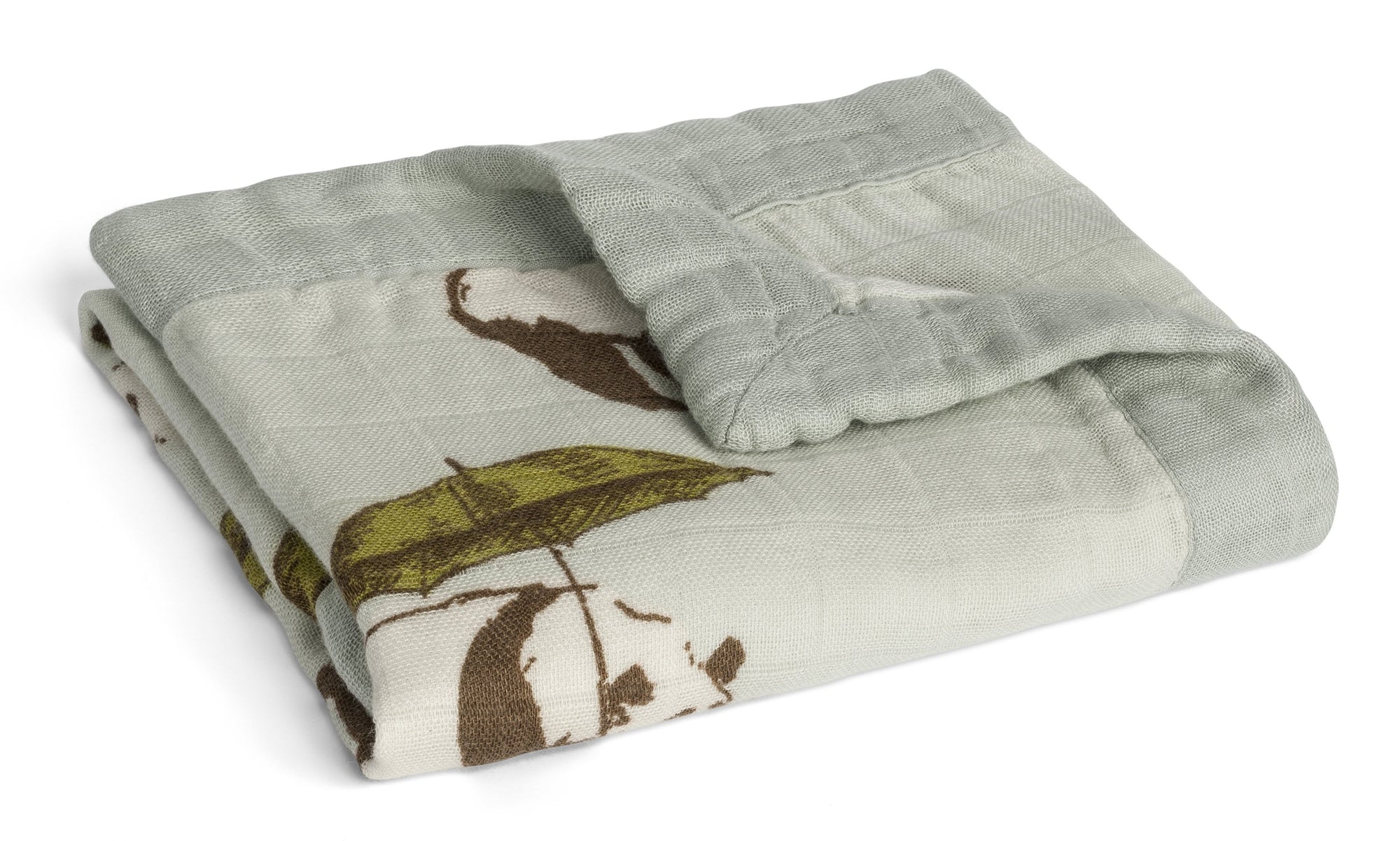 Milkbarn - Mini Lovely Comforter Bamboo - Blue Panda