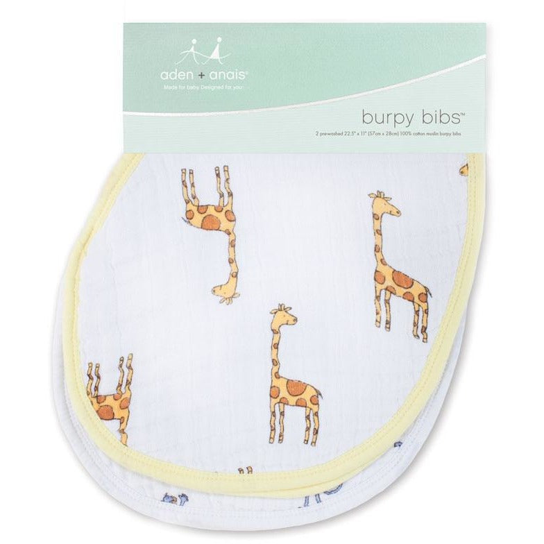 Aden and Anais - Burpy Bib (2 Set) - Jungle Jam - Clothing - Aden and Anais - Afterpay - Zippay Carry Them Close